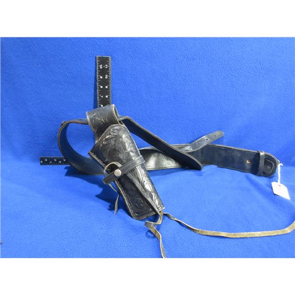 Leather Belt with Holster Marked "40 C45 Mexico"