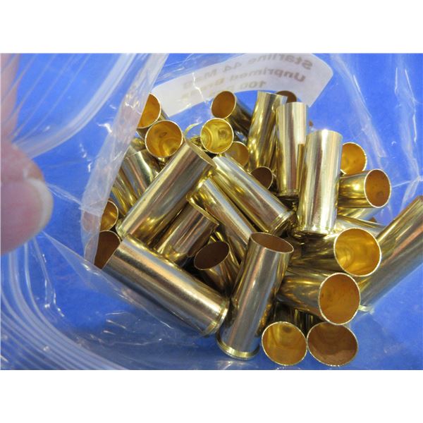 NEW - Brass Only - 44 Mag Unprimed Starline - Bag of 100