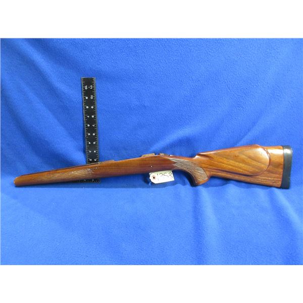 Stock Only - Remington 700 Long Action Wood with Rubber Recoil Pad