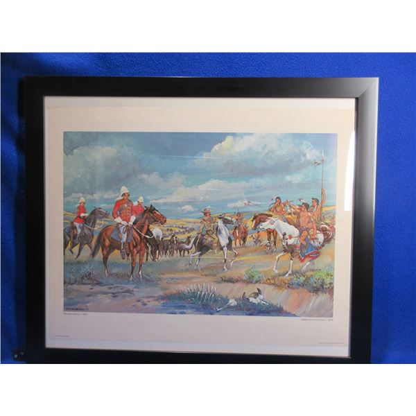 Framed Print - The March West - 1874 by Cederberg/71 - 26" x 22"