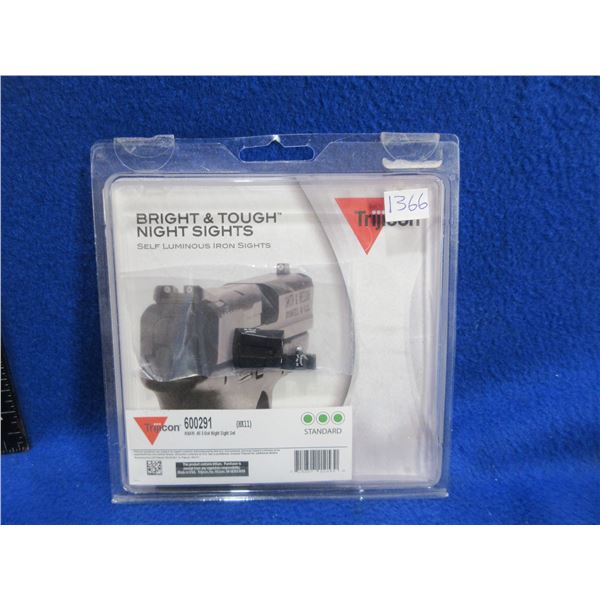 NEW - Trijicon Bright & Tough Night Sights - H&K .45 3 Dot Set
