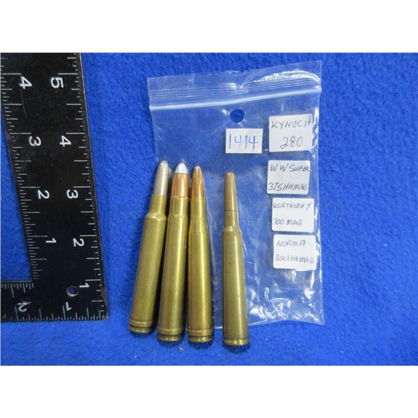 Collector Ammo - 4 Cartridges (We Can Not Ship - Pick Up Only)