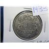 Image 1 : 1945 Canada 50 Cent Coin - .800 Silver