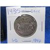 Image 1 : 1944 Canada 50 Cent Coin - .800 Silver