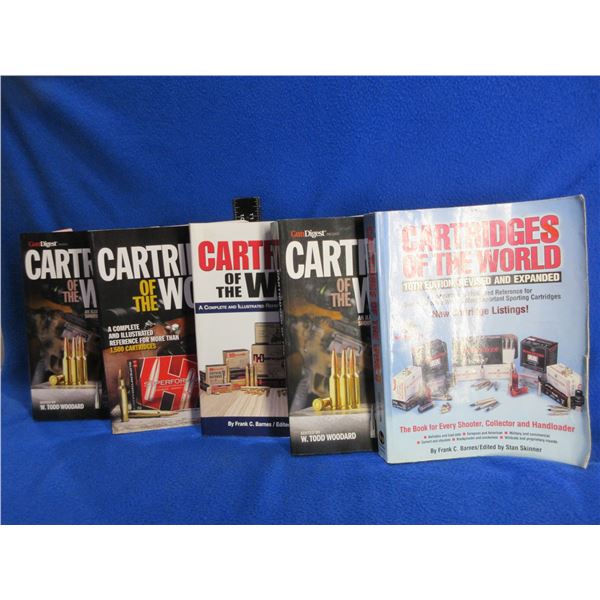 5 Cartridges of the World Books - 10th, 12th, 14th and 17th Edition x 2