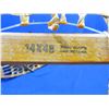 Image 3 : Vintage 48" x 14" Wood & Rawhide Snowshoes with Leather Harnesses
