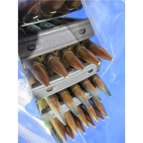 7.62X51 Military Cartridges on Stripper Clips (We Can Not Ship - Pick Up Only)