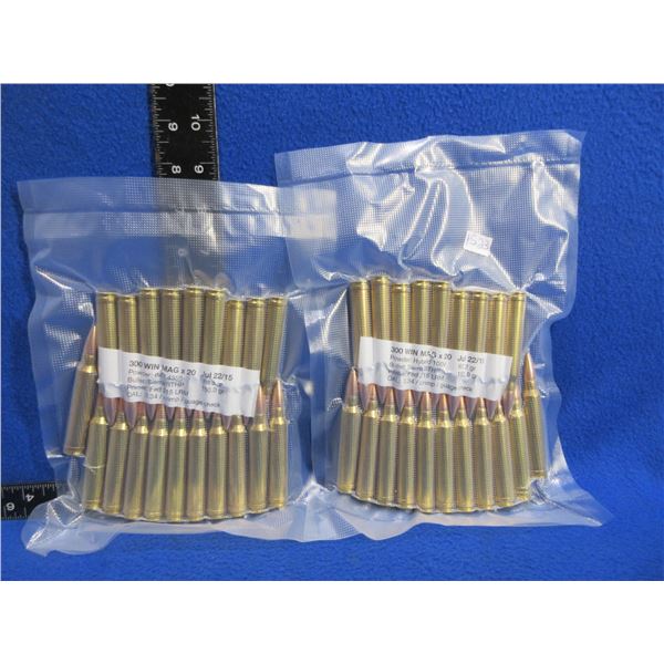 300 Win. Mag Reloads - Lot of 40 (We Can Not Ship - Pick Up Only)