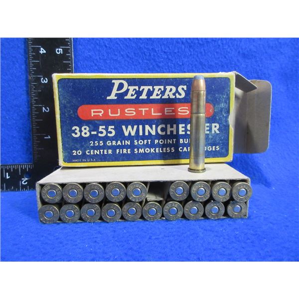 Collector Ammo - 38-55 Win. 255gr SP Peters (We Can Not Ship - Pick Up Only)