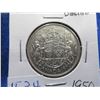 Image 1 : 1950 Canada 50 Cent Coin - .800 Silver