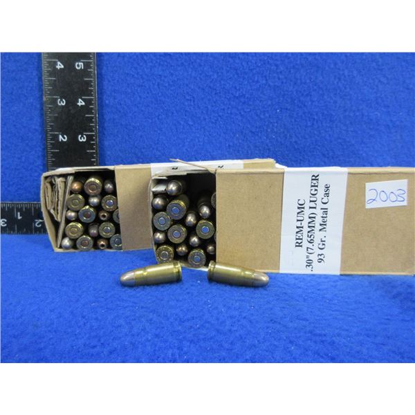 7.65MM Reloads - Box of 49, Box of 44 (We Can Not Ship - Pick Up Only)