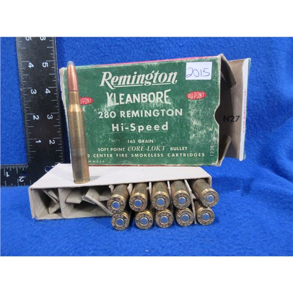 280 Rem. 165gr SP Core-Lokt Remington (We Can Not Ship - Pick Up Only)