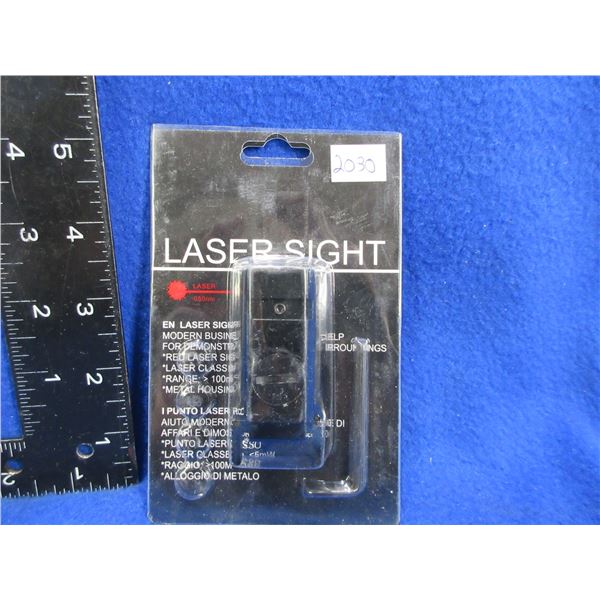 NEW - EN Red Laser Sight - Range: > 100M, Metal Housing