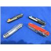Image 1 : 4 Swiss Style Folding Pocket Knives