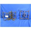 Image 1 : 3 Vintage Body Grip Traps (Conibear) - Approx. 12" Square