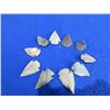 Image 1 : 10 Arrowheads - Approx. 1" to 1 1/2" Length