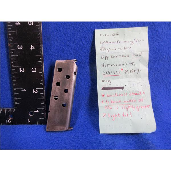 Appears to be a Dreyse M1907 in 32 ACP 7 Round Magazine - PAL Required