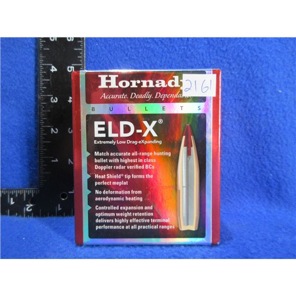 6.5MM .264" 143gr ELD-X Hornady Bullets - Sealed Box of 100