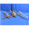 Image 1 : 3 Vintage Oneida Victor Traps - #4 Double Long Spring and #3 Single Long Spring x 2