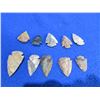 Image 2 : 10 Arrowheads - Approx. 1" to 1 1/2" Length