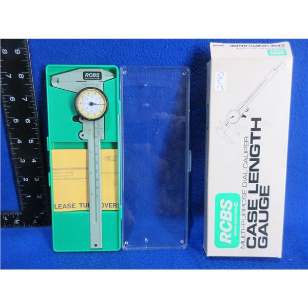 RCBS Case Length Gauge Multi-Purpose Dial Caliper