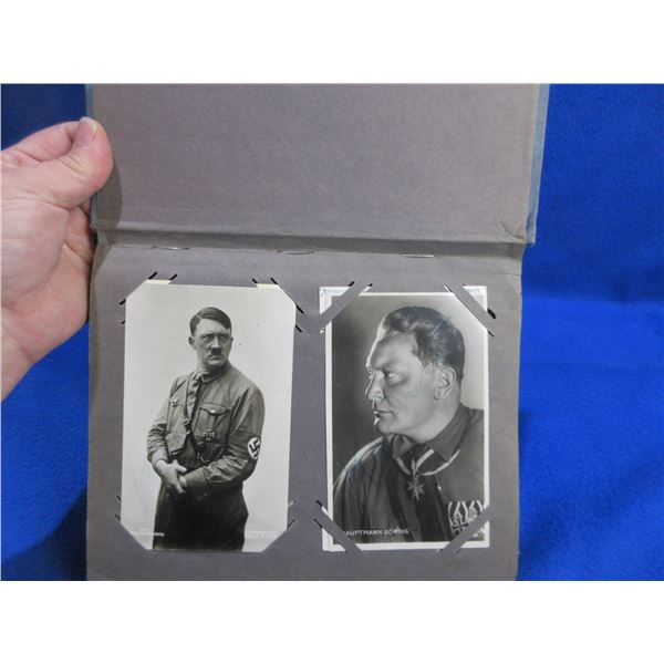 Vintage WWII Album with Photos of Hitler, Goring, German Historical Landmarks & Postcards