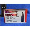 Image 2 : 338 Cal. .338" 225gr SP Interlock Hornady Bullets - Sealed Box of 100