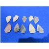Image 2 : 10 Arrowheads - Approx. 1" to 1 1/2" Length