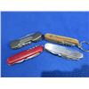 Image 1 : 4 Swiss Style Folding Pocket Knives