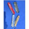Image 2 : 4 Swiss Style Folding Pocket Knives