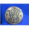 Image 1 : Vintage Smith & Wesson Logo Brass Belt Buckle 1979