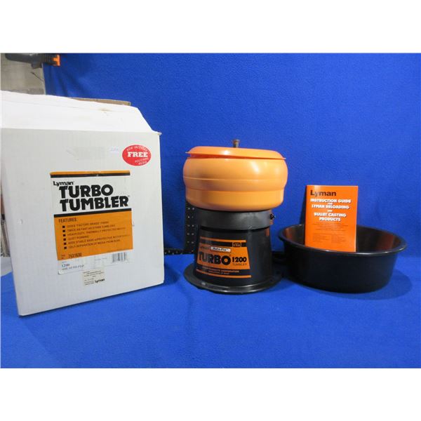 Lyman Turbo Tumbler 1200 Auto-Flo Brass Tumbler - Appears New