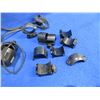 Image 2 : Lot of Misc. - Scope Covers, Vintage Pull-Thru, Sling Swivel, Rear Sight, Rings, Etc.