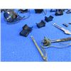 Image 4 : Lot of Misc. - Scope Covers, Vintage Pull-Thru, Sling Swivel, Rear Sight, Rings, Etc.