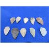 Image 2 : 10 Arrowheads - Approx. 1" to 1 1/2" Length