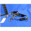Image 1 : Vintage August Bauerman Spurs with Jingle-Bobs, Heel Chains & Leather Straps
