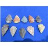 Image 1 : 10 Arrowheads - Approx. 1" to 1 1/2" Length