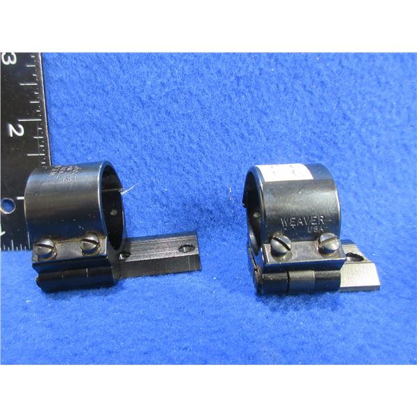 Weaver 1" Pivot Mount Rings with Bases