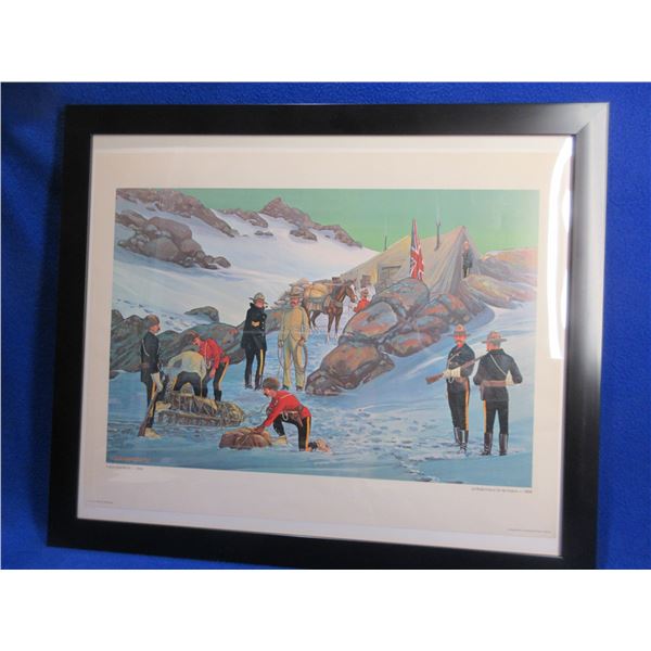 Framed Print - Yukon Gold Rush - 1898 by Cederberg/71 - 26" x 22"
