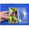 Image 1 : Lot of 30+ Hand Tied Fly Fishing Flies in Case