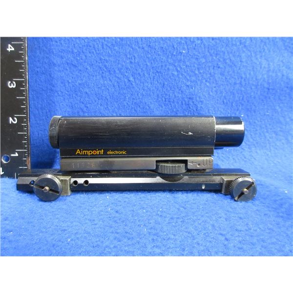 Vintage Aimpoint Electronic Red Dot Reflex Sight with Base