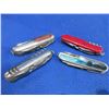 Image 2 : 4 Swiss Style Folding Pocket Knives