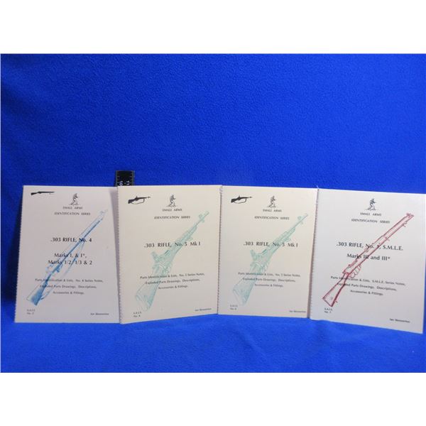 4 Books - 303 Rifle Small Arms Identification Series No's 1, 2, 4 and 4