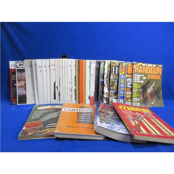 Lot of Misc. Gun Books, Magazines and Catalogs