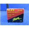 Image 2 : Collector Ammo - 22 LR HV Solid Eley Cartridges (We Can Not Ship - Pick Up Only)