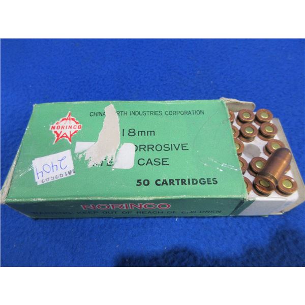 9X18MM Norinco Non-Corrosive Cartridges (We Can Not Ship - Pick Up Only)