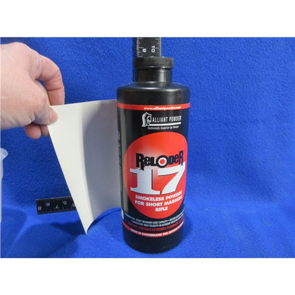 Alliant Reloder 17 Short Magnum Rifle Powder (We Can Not Ship - Pick Up Only)
