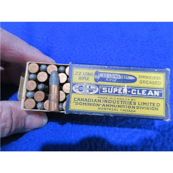 Collector Ammo - 22 LR Super-Clean CIL Cartridges (We Can Not Ship - Pick Up Only)