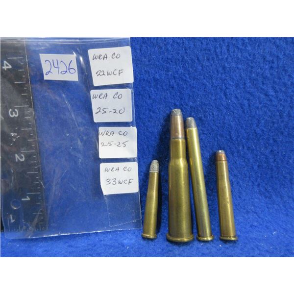 Collector Ammo - 4 WRA Co. Cartridges (We Can Not Ship - Pick Up Only)