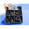 Image 1 : 2 Pairs of Weaver 1" Detachable Rings - Low and Medium